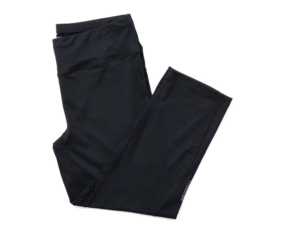 Merrell Pants Black - Entrada Comp Capri - Womens 19ZDKCJYI